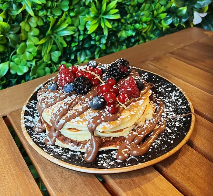 Pancakes Nutella/fruits rouges